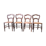 Louis Philippe style beech chairs