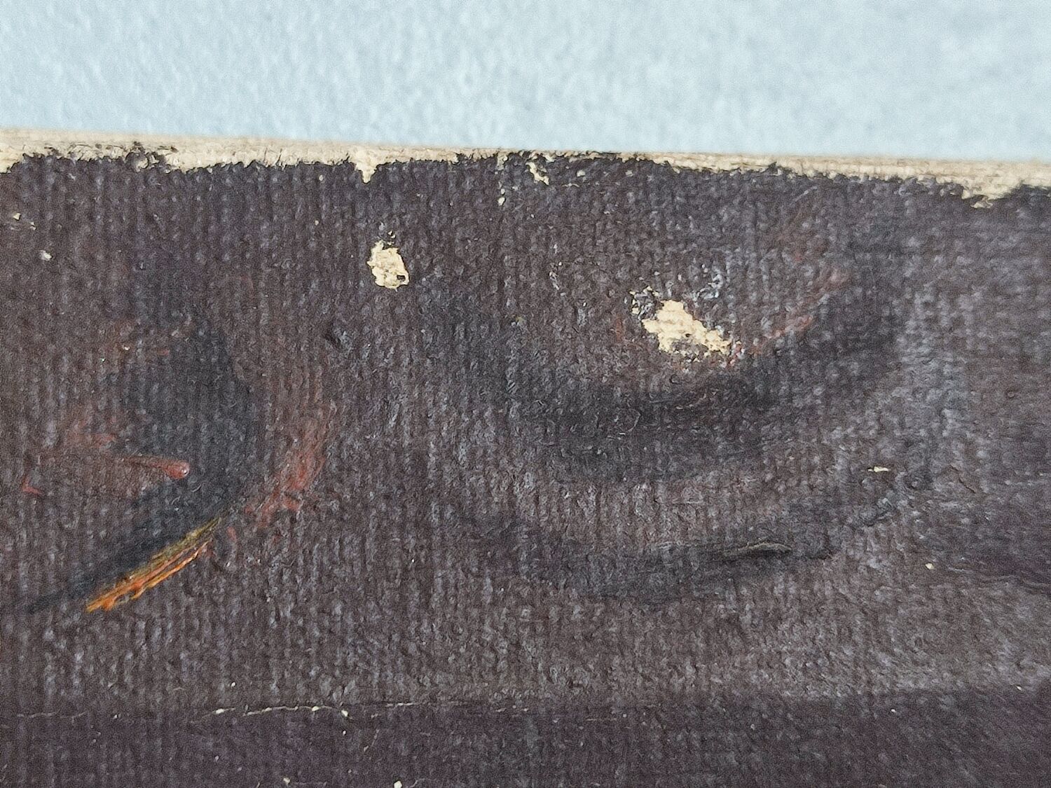 Painting on canvas former ballet dancers signed