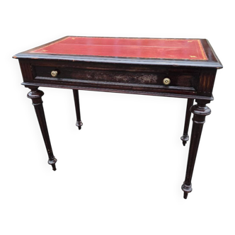 Flat desk in mahogany from the 20th century