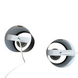 2 x Louis Poulsen cylinder pendant lamp / Eila & John Meiling / 1967