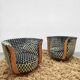 Art deco Tulip lounge chairs hotel 'Le Malandre' model Depose