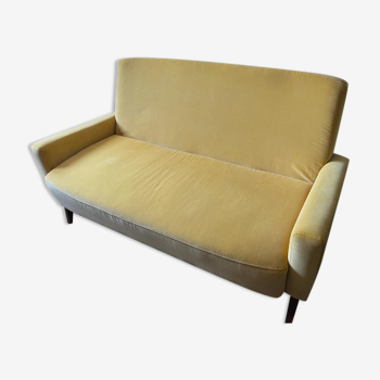 Velvet bench sofa