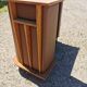 Corner bar and old stool from the 60s/ 70s, seventies skaï, vintage