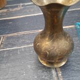 Small golden vase