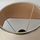 Brass column lamp and mirror