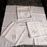 Napkins old monogrammed