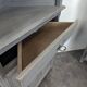 Pair of re-edged corner cabinets