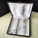 Box of 12 18 G silver-plated oyster forks