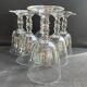 6 verres à eau Baccarat, modèle "Clermont", XIXème