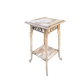 Antique stool - early 20th century - raw wood