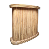 Vintage formica and bamboo tiki bar