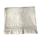 Drap ancien monogramme M B
