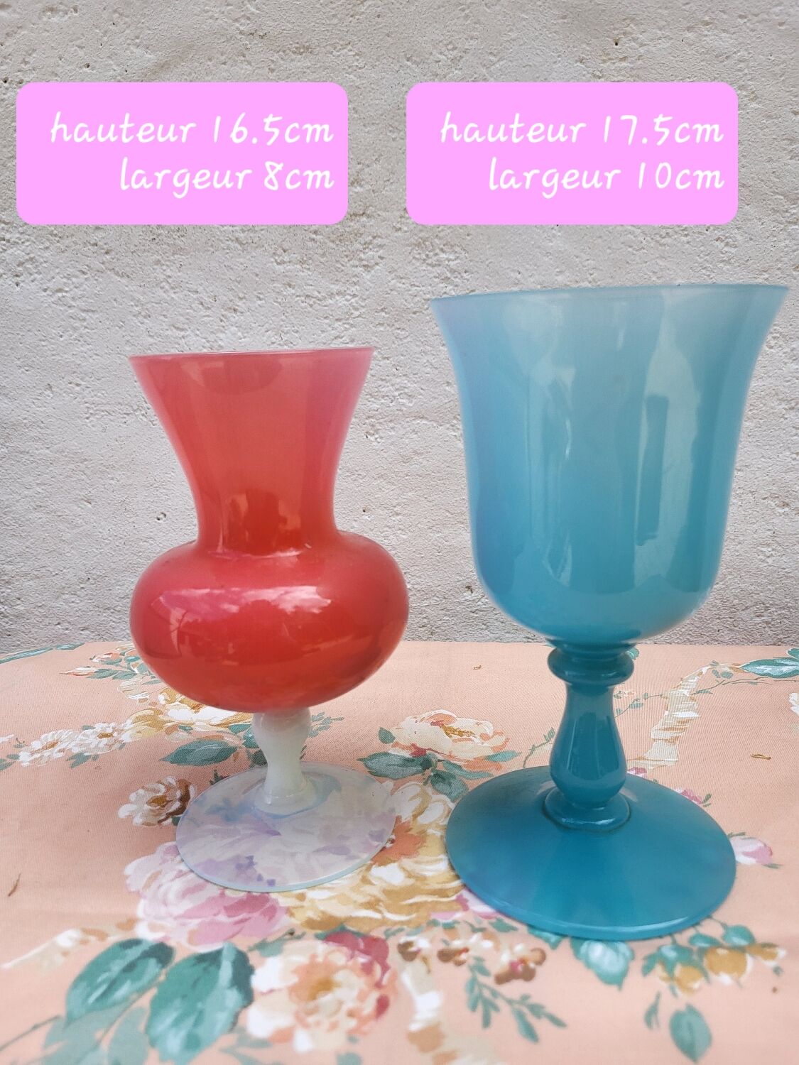 Opaline vases