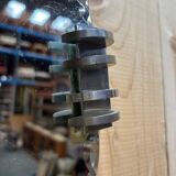 Round Art Deco mirror from the 1940s/50s with a bevelled edge.