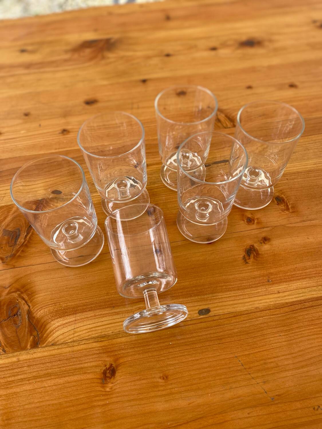 Luminarc stemmed glasses