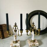 Pair of Napoleon III candlesticks