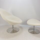 Globe Chair and Ottoman by Pierre Paulin for Artifort, 1960