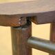 Solid wood folding stool