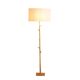Paire de lampadaires en métal doré. 20e siècle.