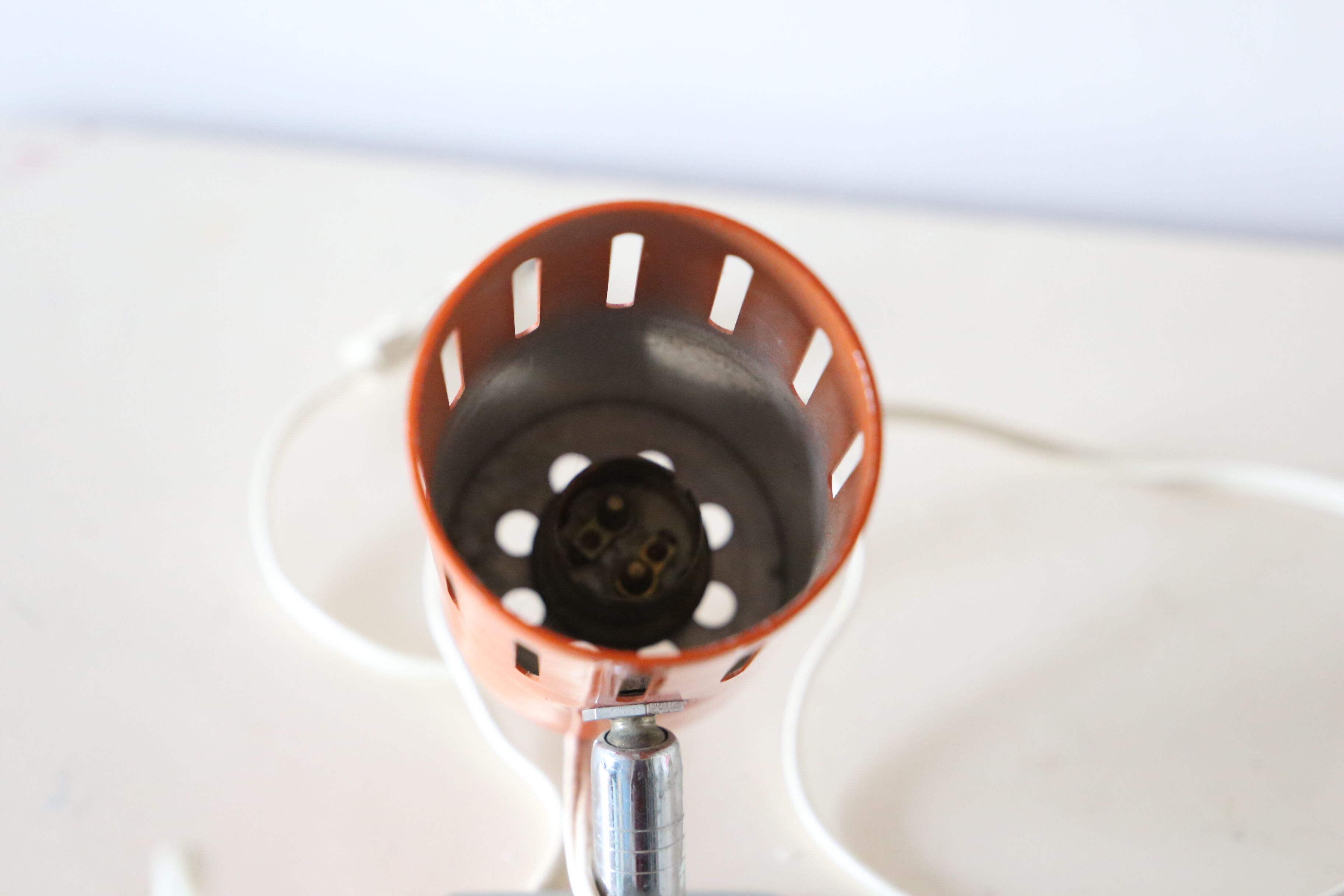 Pincer lamp, clipping, vintage, 60