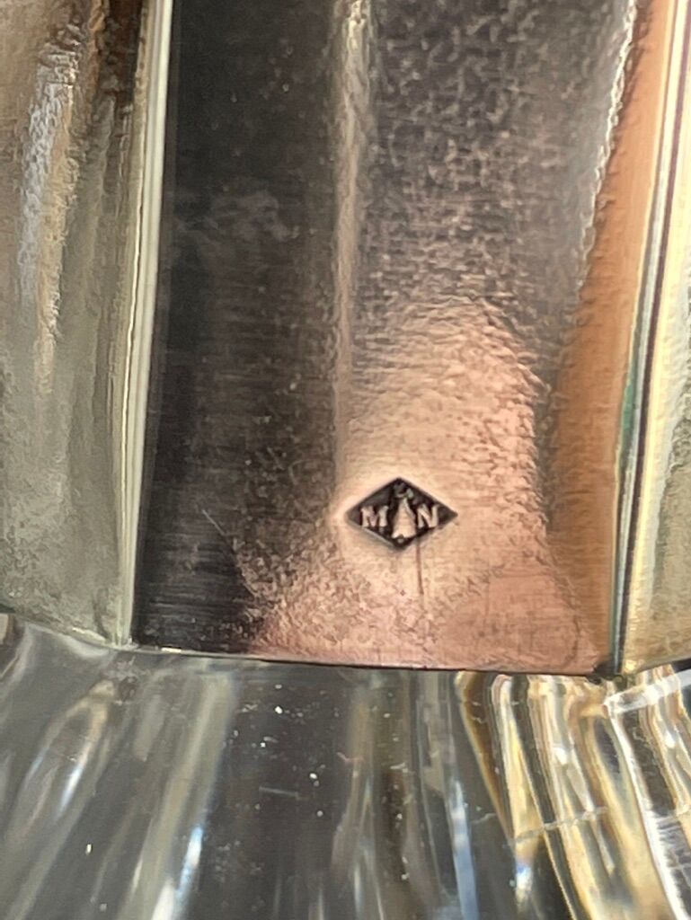 Large decanter - Louis Philippe - Strong crystal and silver