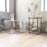 Console coffee table mirror