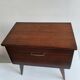 Vintage side table with compass legs