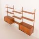 Hansen and Guldborg teak wall unit, HG furniture, 1960s