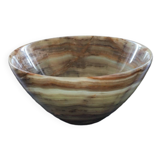 Decorative onyx bowl