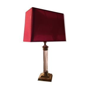 Lampe pied acrilique  1950 a 70