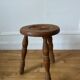 Wooden tripod stool