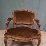 Louis XV style convertible armchair