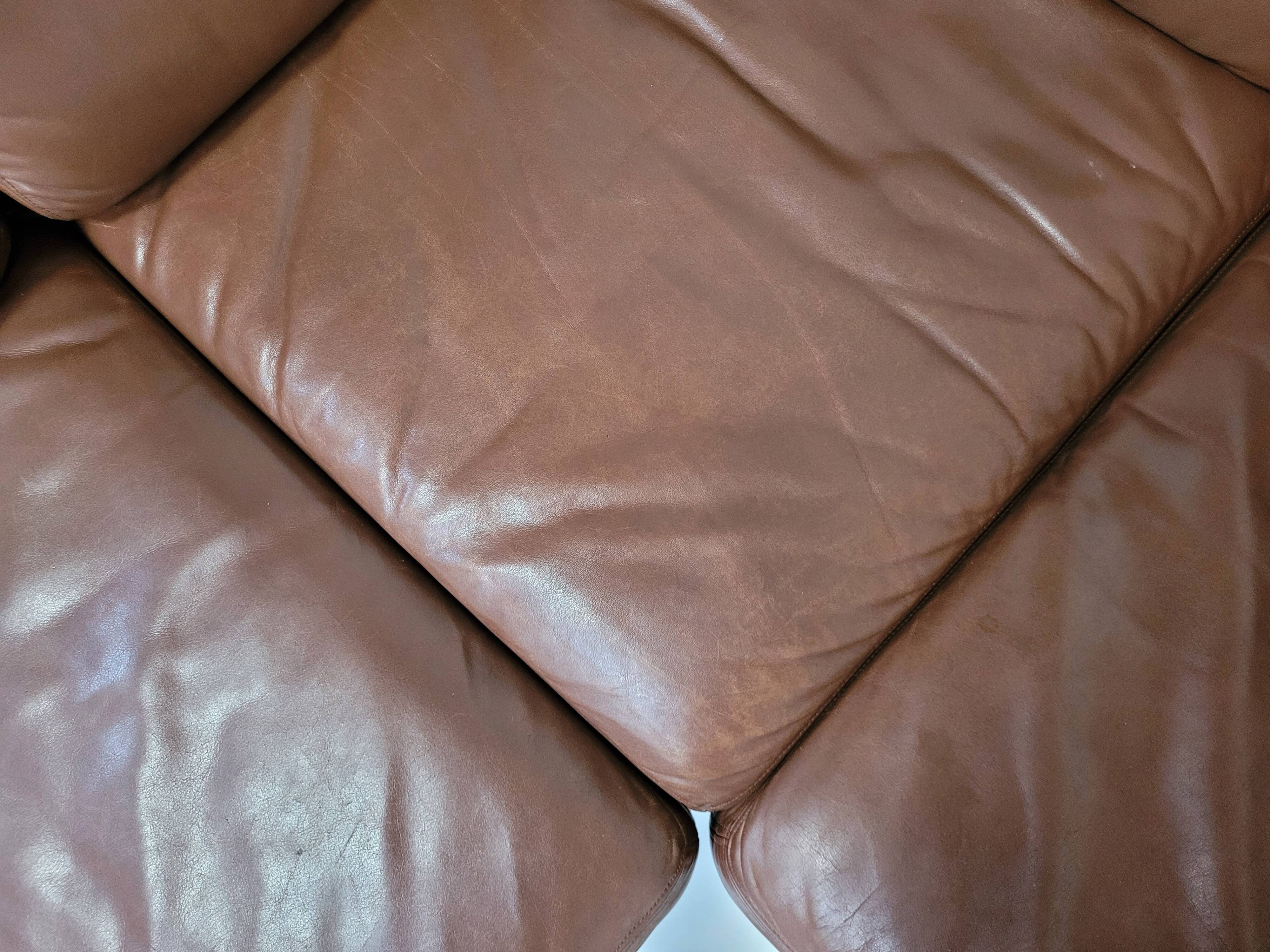 Canapé en cuir modulaire De Sede DS-76