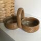 Salt pepper in sandstone