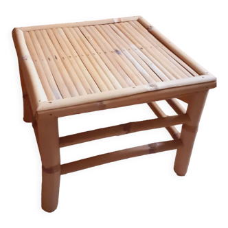 Bamboo side table