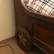 Old solid mahogany boat bed