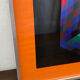 Impression optique en couleur d'après Vasarely, 1970