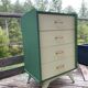 Compass foot chest of drawers