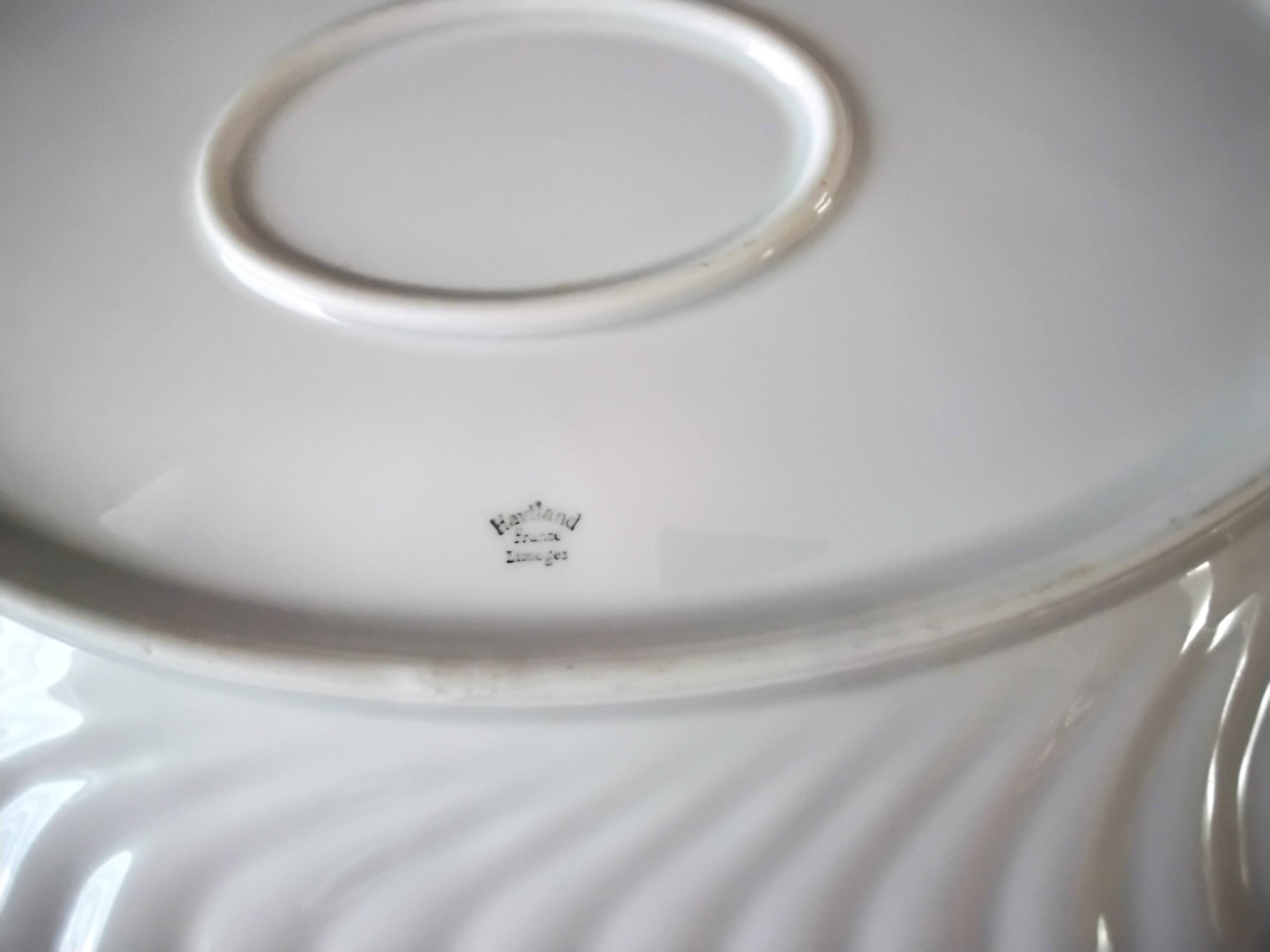 Large Haviland Limoges porcelain serving dish 27 x 40 cm