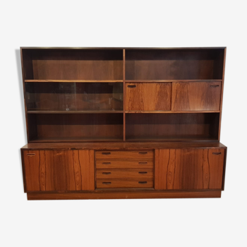 Scandinavian bookcase in 1960 rio rosewood