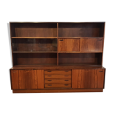 Bibliothèque scandinave en palissandre de rio 1960