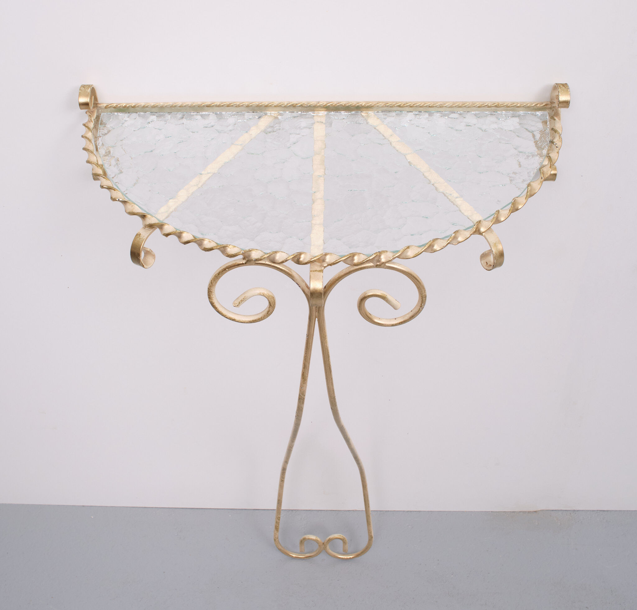 Wrought Iron Hall Set France 1950s