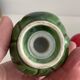 Ceramic artichoke tomato salt and pepper shakers in slip