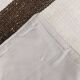 Short White Brown Turkish Kilim Runner Rug, 75x174Cm