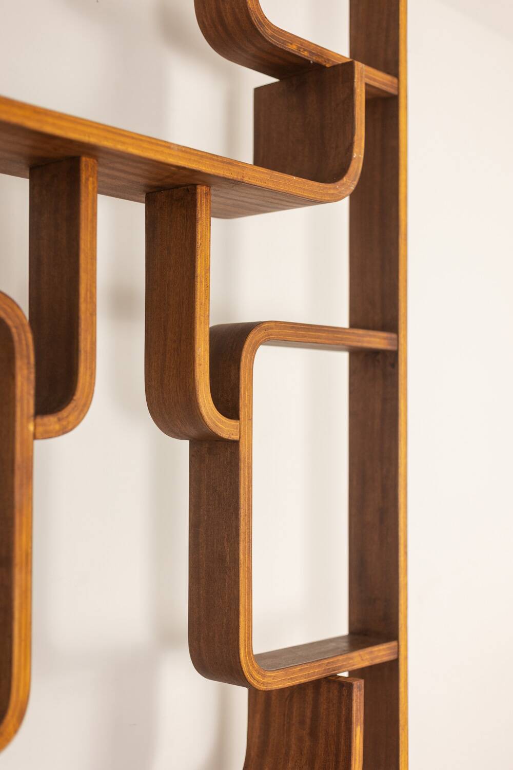 Ludvik Volak. Pair of shelves or partition screen. 1960s-70s.