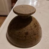 Cup on foot in pyrite stoneware