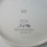 6 Limoges porcelain dessert plates Bracieux Deshoulieres
