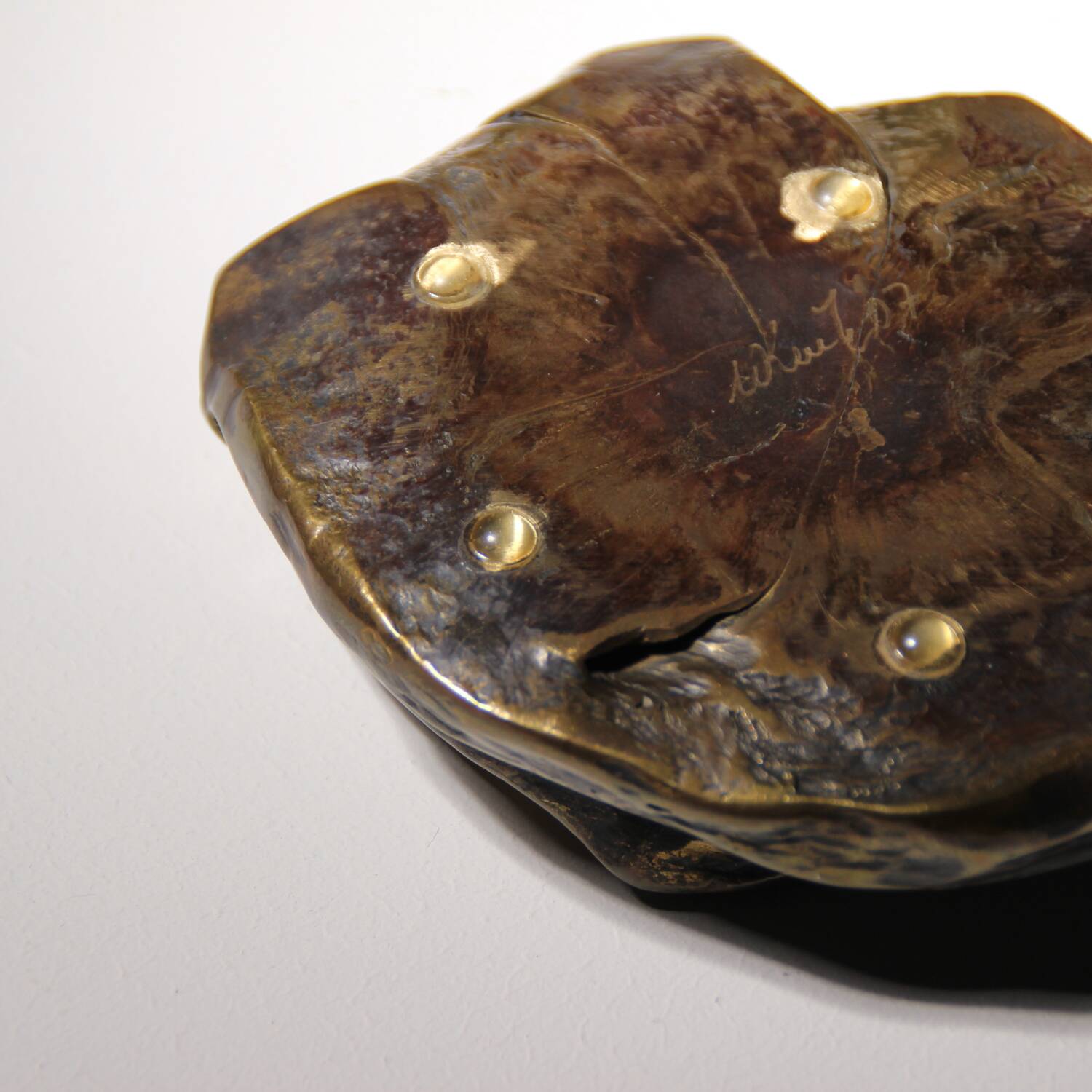 Bronze Candleholder & Bowl by Lothar Klute | Germany 1987
