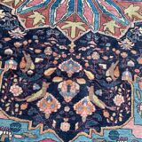 Ancient Persian carpet yazd 126x196 cm