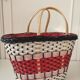 Panier scoubidou vintage
